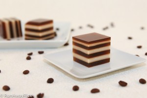 Coffee and Cream Agar Jelly (Thach Ca Phe) - Sweet and Refreshing Jelly Dessert | recipe from runawayrice.com