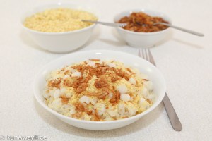 Sticky Rice and Hominy (Xoi Bap) | recipe from runawayrice.com