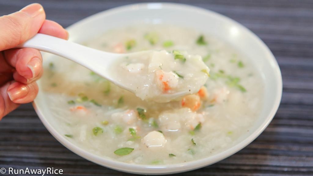 Yampi Root/Yam Soup with Shrimp (Canh Khoai Mo) -- a hearty soup that is full of flavor and texture.