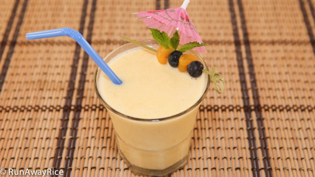Jackfruit Smoothie (Sinh To Mit) - Sweet and Refreshing Drink | recipe from runawayrice.com