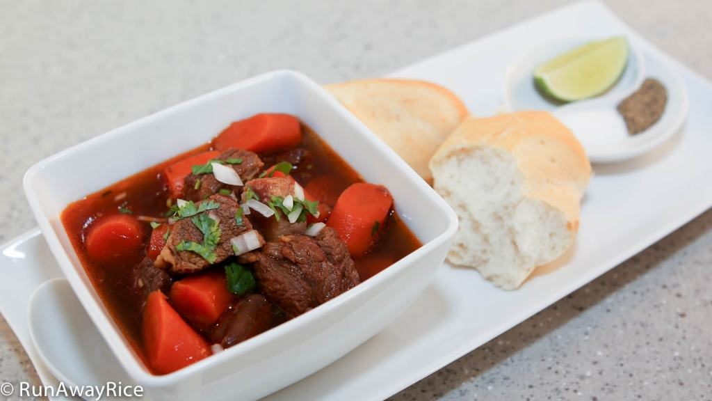 There's nothing better than a hearty bowl of Viet-style Beef Stew with some crusty French bread!