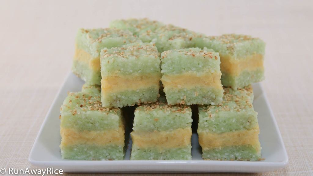 Sticky Rice Cakes with Star Anise (Xoi Vi) | recipe from runawayrice.com