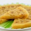 Made with ripe plantains, this cake is a popular Vietnamese dessert!