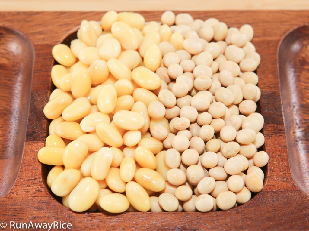 Soy Beans double in size when hydrated.