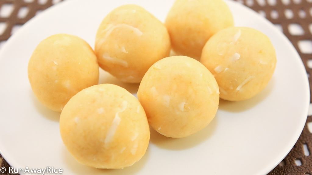 Delicous and easy recipe for Mung Bean Filling Balls | recipe from runawayrice.com