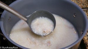 Making Chicken Congee: Step 6 | recipe from runawayrice.com