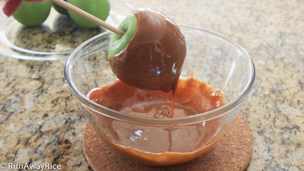 Making Asian-Inspired Caramel Apples | recipe from runawayrice.com
