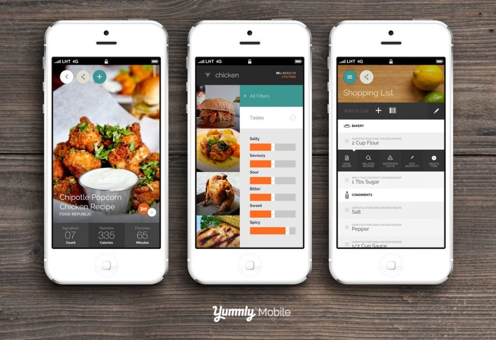 Yummly Mobile App for iPhone