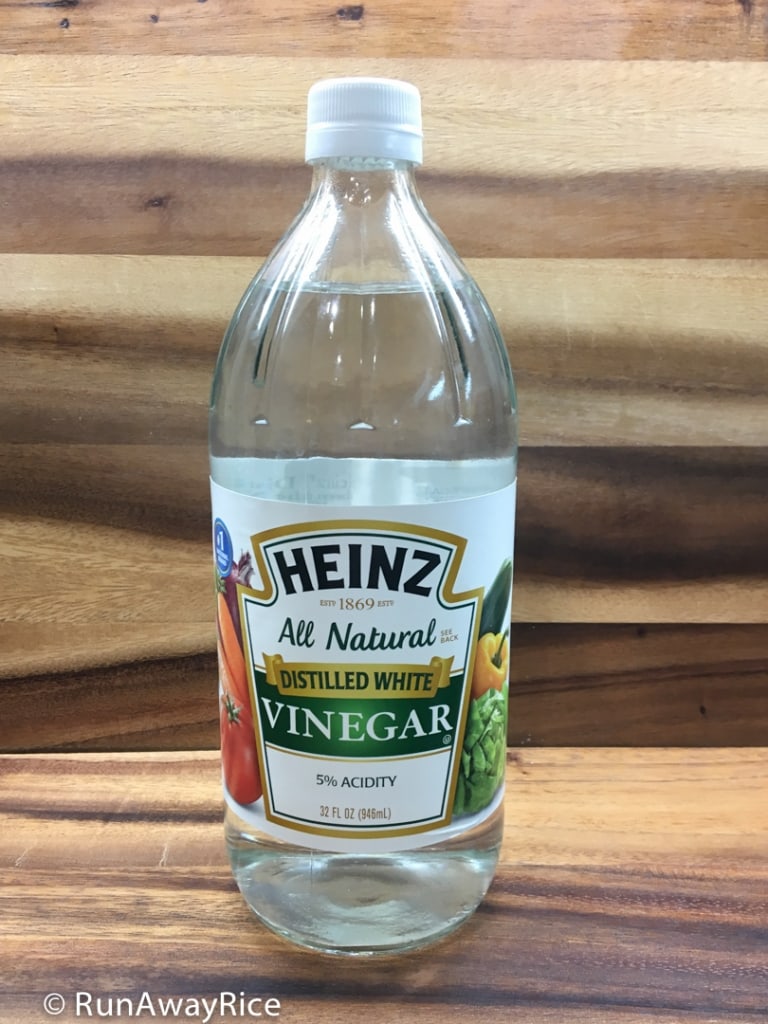 32 oz bottle Heinz Distilled White Vinegar | runawayrice.com