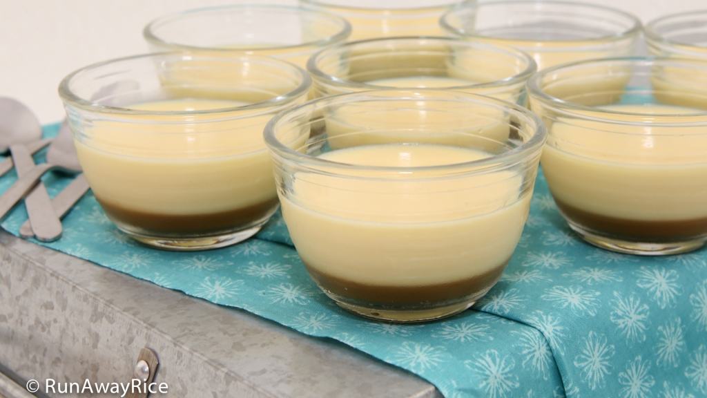 Coffee Flan Agar Jelly (Thach Flan Ca Phe) - a wonderful summertime treat! | recipe from runawayrice.com