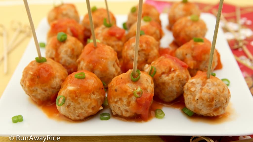 Vietnamese Meatballs (Xiu Mai) - awesome appetizers for your next party | recipe from runawayrice.com