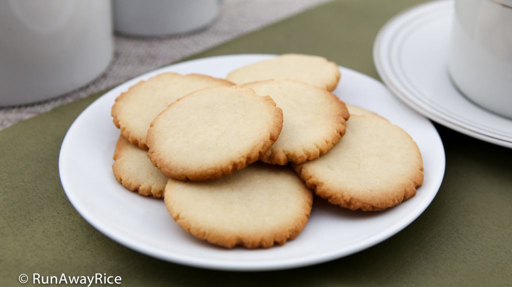 Butter Cookie Recipe - easy recipe, just 6 ingredients | recipe from runawayrice.com