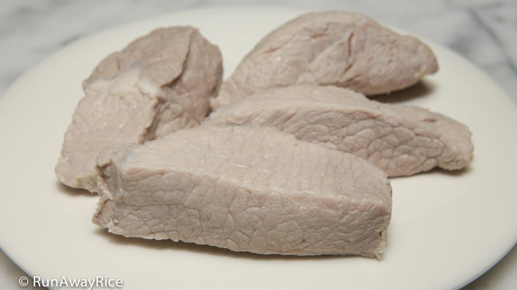 How To Keep Boiled Pork from Turning Brown - 60 Second Trick | from runawayrice.com