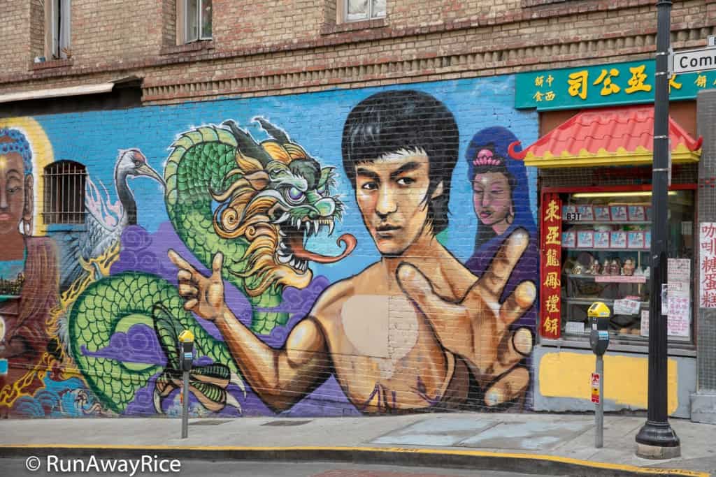 Chinatown, San Francisco - Bruce Lee Mural | runawayrice.com