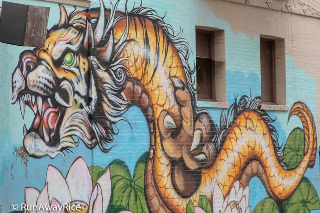 Chinatown, San Francisco - Dragon Mural | runawayrice.com