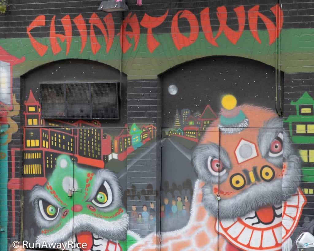 Chinatown, San Francisco - Dancing Dragons Mural | runawayrice.com