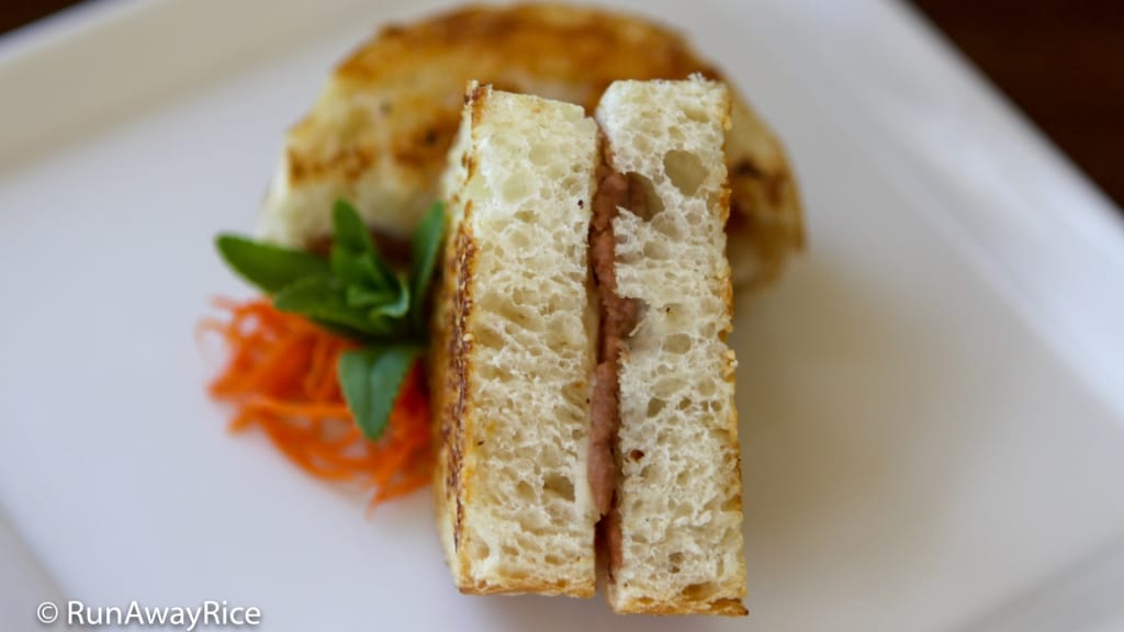 Viet Grilled Cheese Sandwich - Grilled Cheese Elevated! | recipe from runawayrice.com