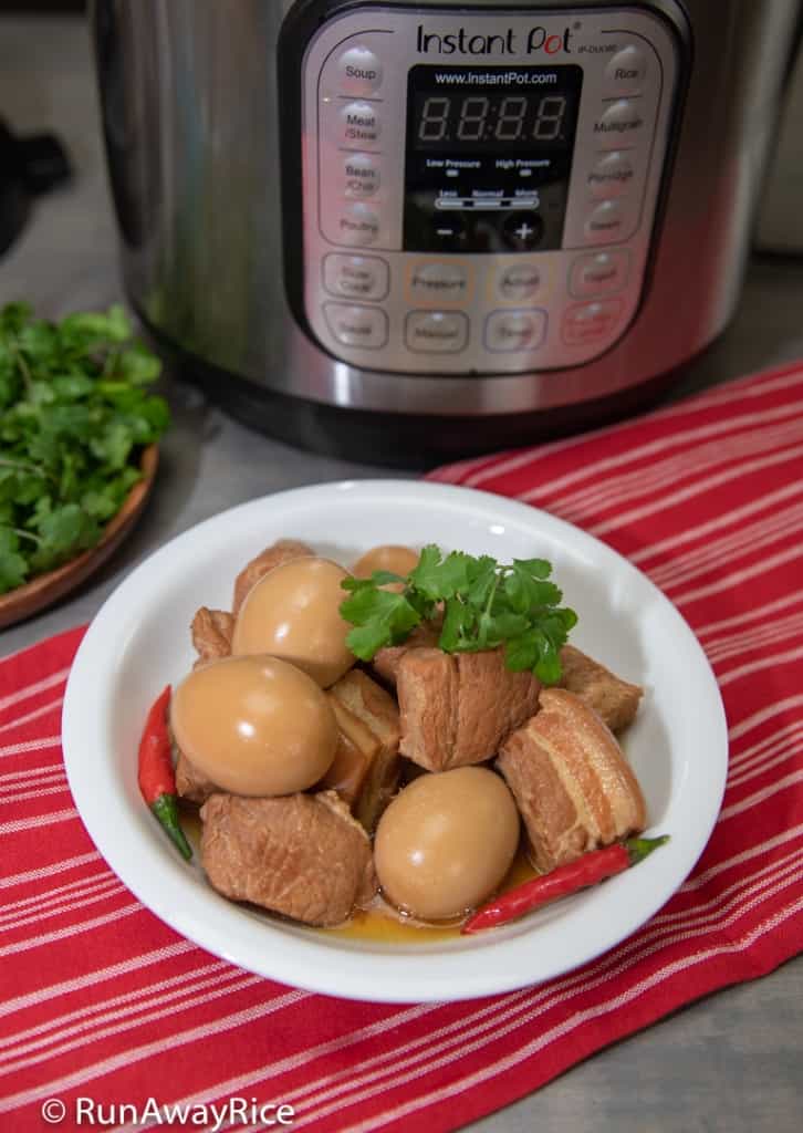 Instant Pot Caramelized Pork and Eggs (Thit Kho Trung) Just Like Mom's Recipe in Half the Time! | recipe from runawayrice.com