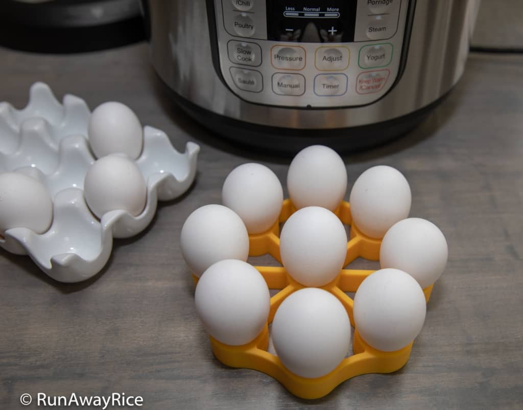 Instant Pot Hard Boiled Eggs - Super Easy 5-5-5 Method | recipe from runawayrice.com