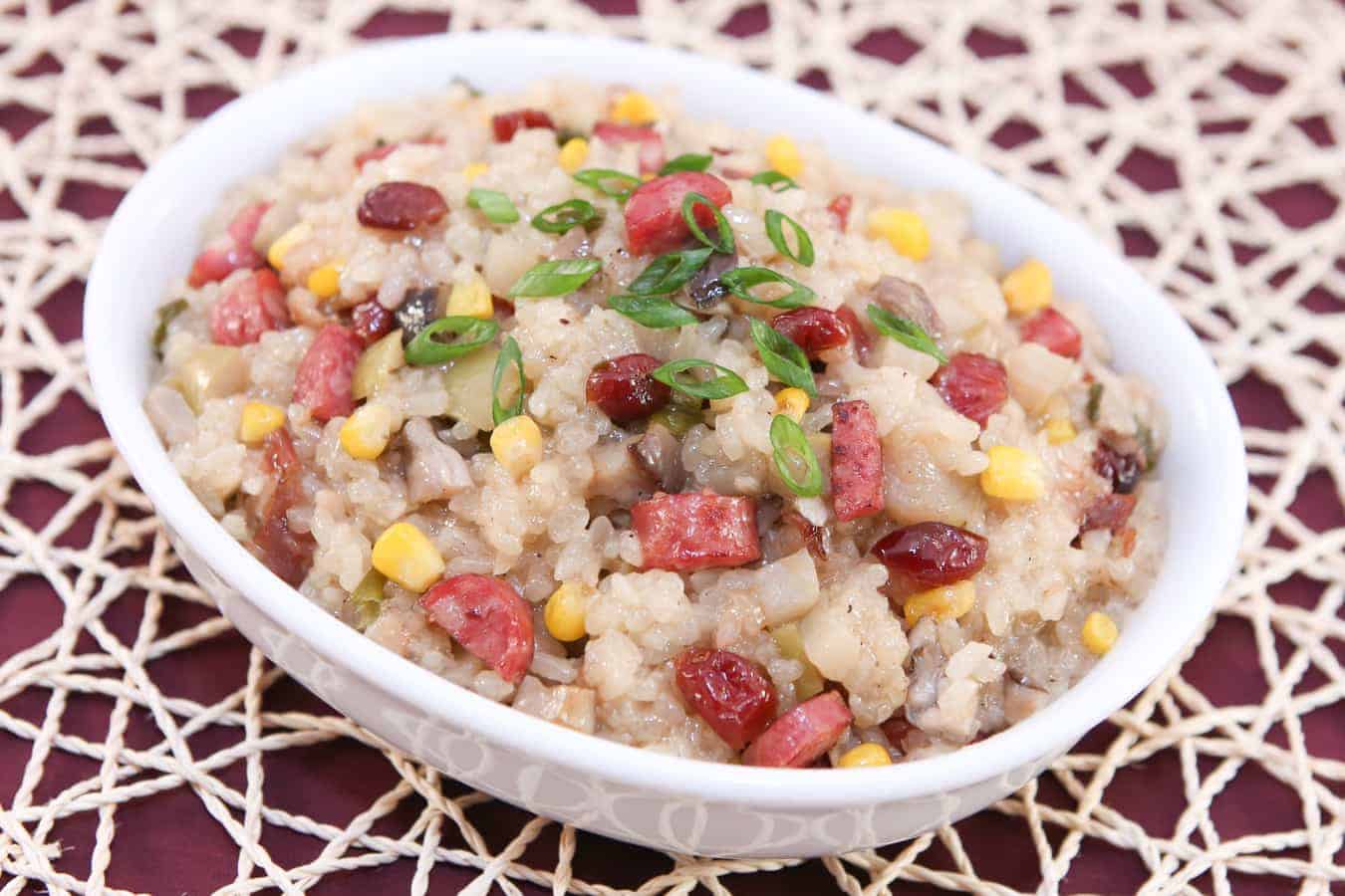 Savory Sticky Rice Stuffing