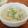 Yampi Root/Yam Soup with Shrimp (Canh Khoai Mo) -- garnish with Rice Paddy Herb for a pop of freshness and flavor!