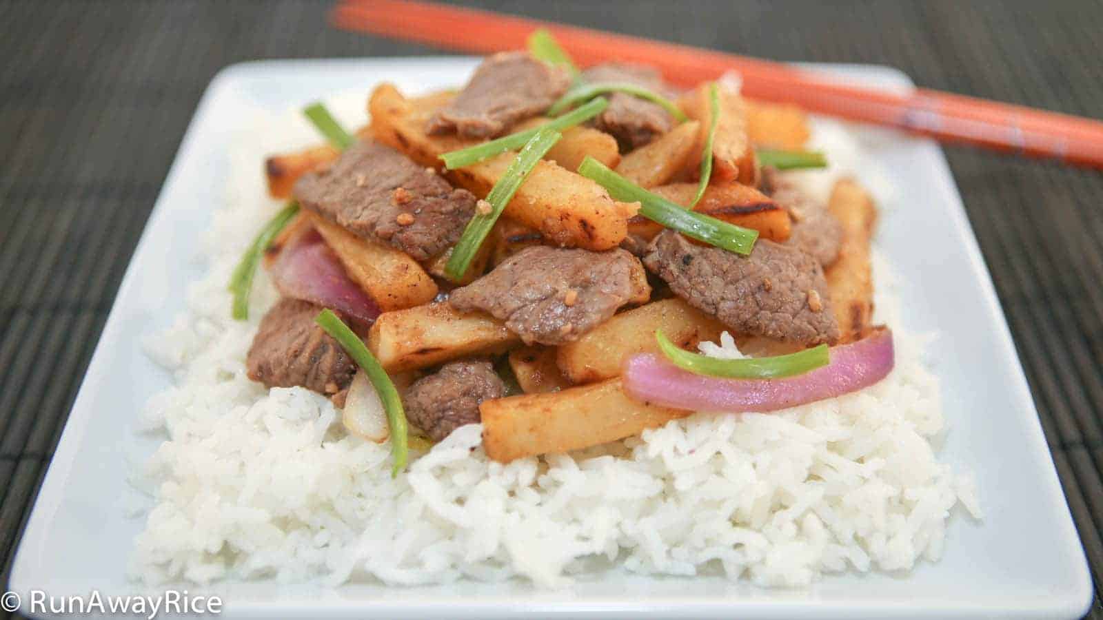 Viet-style version of steak and potatoes--This hearty dish is a snap to make and a dish the whole family will enjoy!