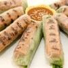 Fresh Spring Rolls with Grilled Pork Sausage (Nem Nuong Cuon) | recipe from runawayrice.com
