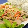Rare Beef in Lime Juice Salad (Bo Tai Chanh), recipe from runawayrice.com
