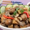 Vegetarian's Delight: Braised Tofu and Mushrooms | recipe from runwayrice.com