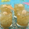 Jasmine Green Tea with Lychee Jelly | recipe from runawayrice.com