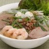 Pork and Shrimp Clear Noodle Soup (Hu Tieu) - amazing soup with a plethora of meats and fresh vegetables | recipe from runawayrice.com
