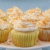 Lemon Toasted Coconut Cupcakes - fluffy and moist | recipe from runawayrice.com