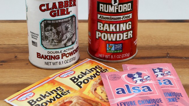 Different Baking Powders: Clabber Girl, Rumford, Dr. Oetker, Alsa - How to Test Baking Powder | runawayrice.com
