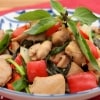 Thai Basil Chicken (Ga Xao La Que) - delicious and easy to make! | recipe from runawayrice.com