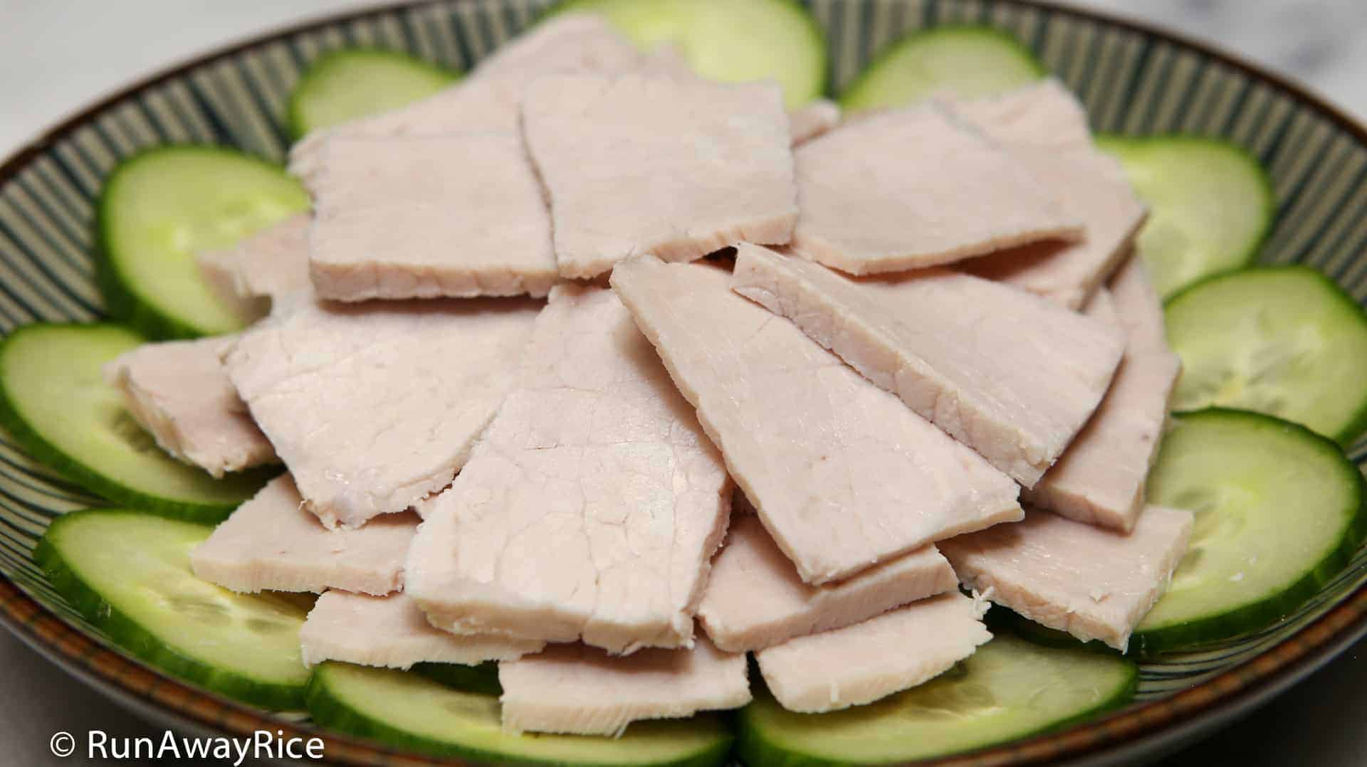 How To Keep Boiled Pork from Turning Brown - 60 Second Trick | from runawayrice.com
