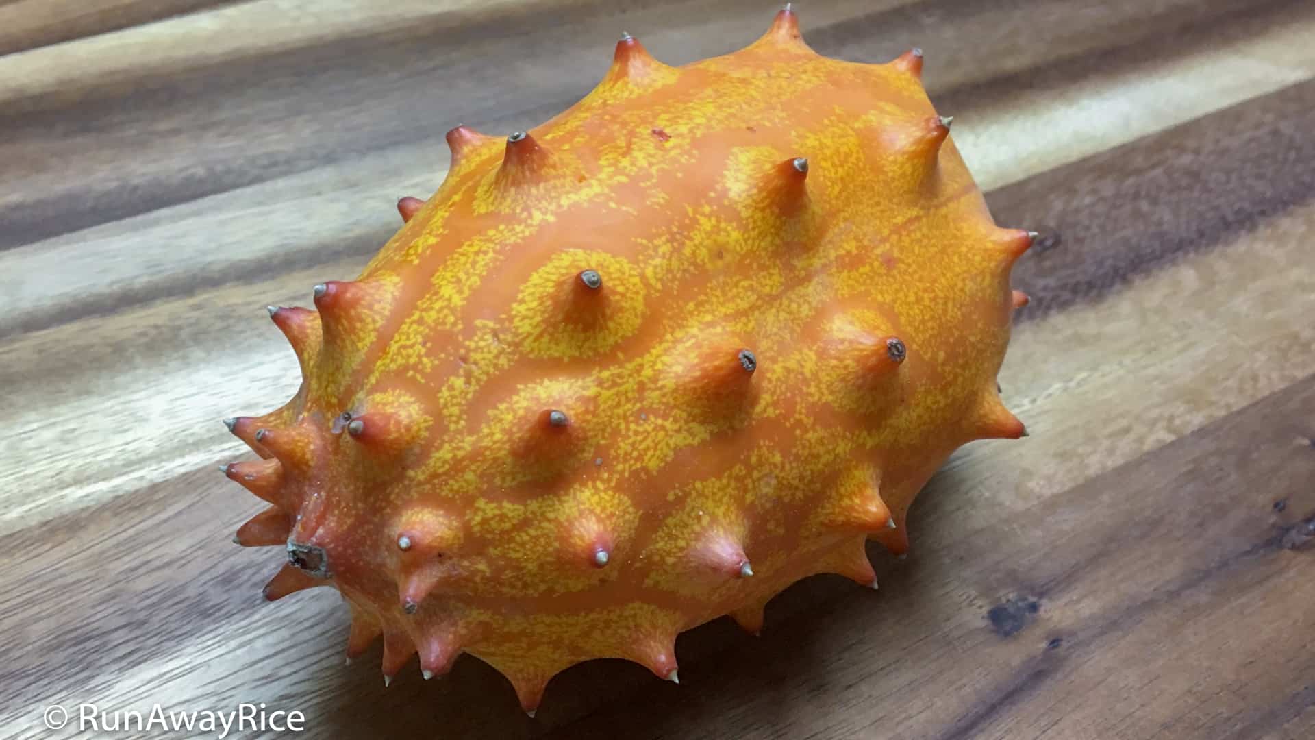 Kiwano Melon / Horned Melon What is this Exotic Fruit? RunAwayRice