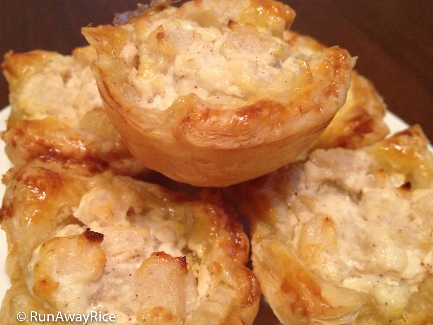 Asian Pear and Goat Cheese Tartlets RunAwayRice