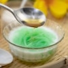 Pandan Jelly Dessert (Che Banh Lot) - Beat the Heat with this Cold Dessert! | recipe from runawayrice.com