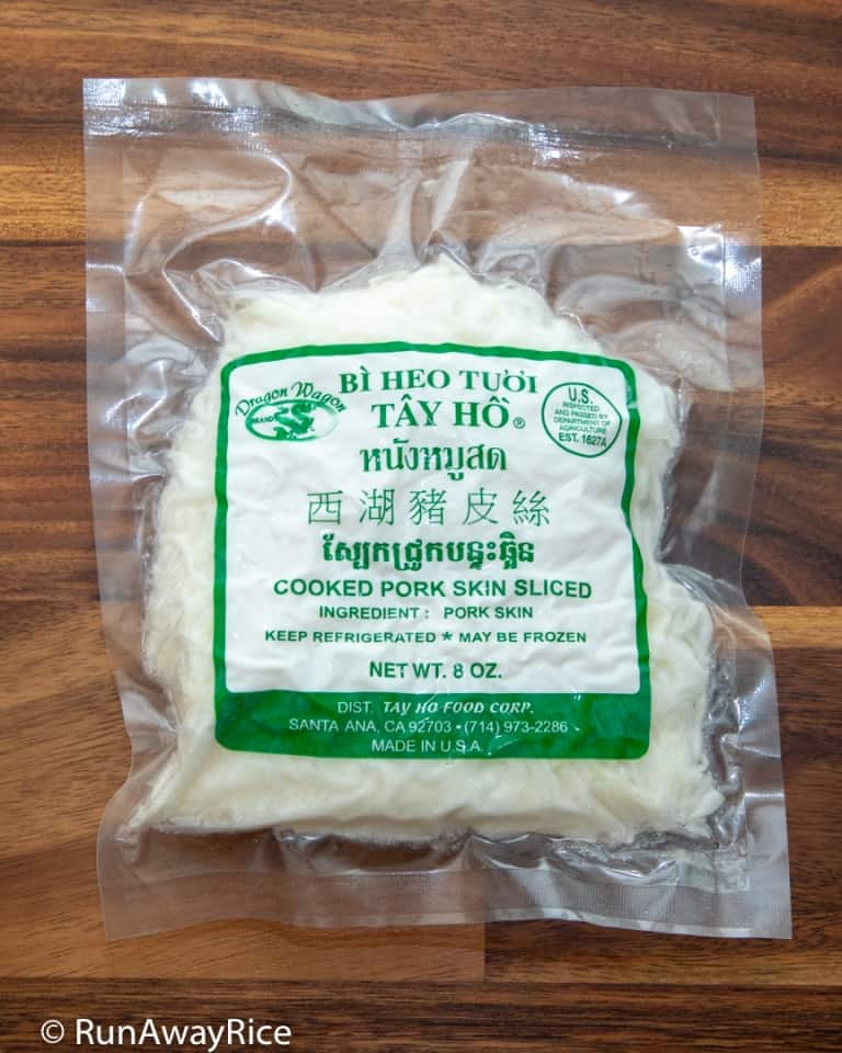 Shredded Pork Skin (Bi Heo) Classic Vietnamese Recipe with Video