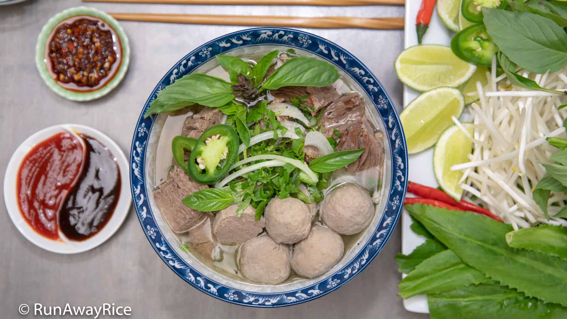 Beef Meatball Pho Bo Vien