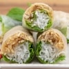 Shredded Pork Skin Fresh Spring Rolls (Bi Cuon) - Refreshing Rice Paper Rolls! | recipe from runawayrice.com