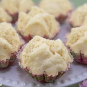 Steamed Cupcakes (Banh Thuan Hap) - No-Bake Cupcakes, Moist and Fluffy | recipe from runawayrice.com