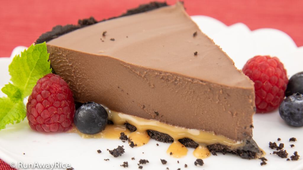 Chocolate Silk Pie Easy NoBake Recipe with Video! RunAwayRice
